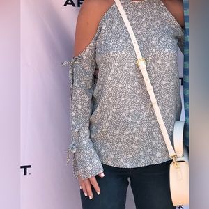 Cold shoulder blouse